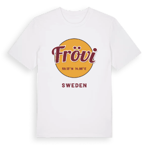 Frövi cirkel t-shirt – ekologisk bomull t-shirt från Pinshirt