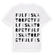 Fulfiskatorpet ordlek t-shirt