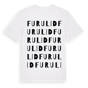 Furulid ordlek t-shirt – ekologisk bomull t-shirt från Pinshirt