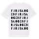 Furuskogen ordlek t-shirt