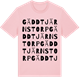 Pink Cotton t-shirt med Gäddtjärnstorp ordlek t-shirt