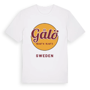 Gålö cirkel t-shirt – ekologisk bomull t-shirt från Pinshirt