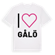 White t-shirt med Jag älskar Gålö t-shirt stort tryck