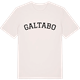 Vintage White t-shirt med Galtabo böjd t-shirt