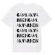 White t-shirt med Gamla Kvarnen ordlek t-shirt