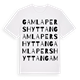 Gamla Pershyttan ordlek t-shirt