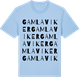 Blue Soul t-shirt med Gamla Viker ordlek t-shirt