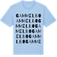 Blue Soul t-shirt med Gammelbo ordlek t-shirt