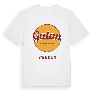 Gatan cirkel t-shirt – ekologisk bomull t-shirt från Pinshirt
