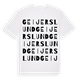 Geijerslund ordlek t-shirt