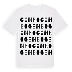 Genbo ordlek t-shirt – ekologisk bomull t-shirt från Pinshirt