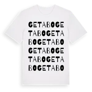 Getabo ordlek t-shirt – ekologisk bomull t-shirt från Pinshirt