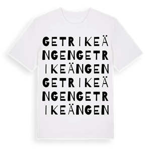 Getrikeängen ordlek t-shirt – ekologisk bomull t-shirt från Pinshirt