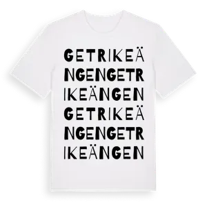 Getrikeängen ordlek t-shirt – ekologisk bomull t-shirt från Pinshirt