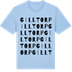 Blue Soul t-shirt med Gilltorp ordlek t-shirt