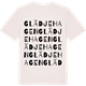 Vintage White t-shirt med Glädjehagen ordlek t-shirt