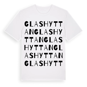 Glashyttan ordlek t-shirt – ekologisk bomull t-shirt från Pinshirt
