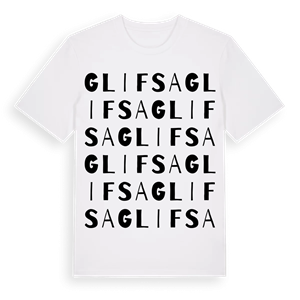 Glifsa ordlek t-shirt – ekologisk bomull t-shirt från Pinshirt