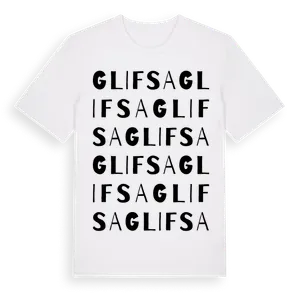 Glifsa ordlek t-shirt – ekologisk bomull t-shirt från Pinshirt