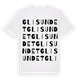 Glisundet ordlek t-shirt