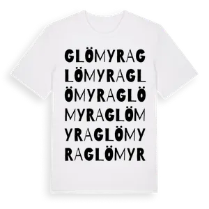 Glömyra ordlek t-shirt – ekologisk bomull t-shirt från Pinshirt