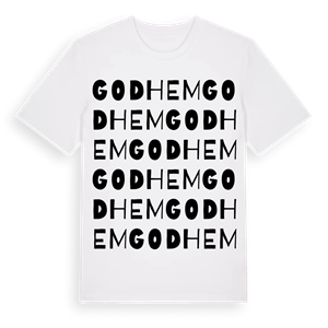 Godhem ordlek t-shirt – ekologisk bomull t-shirt från Pinshirt