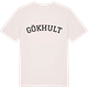 Vintage White t-shirt med Gökhult böjd t-shirt