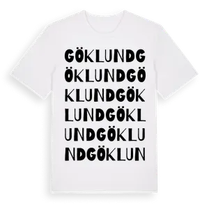 Göklund ordlek t-shirt – ekologisk bomull t-shirt från Pinshirt
