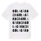White t-shirt med Gölagården ordlek t-shirt
