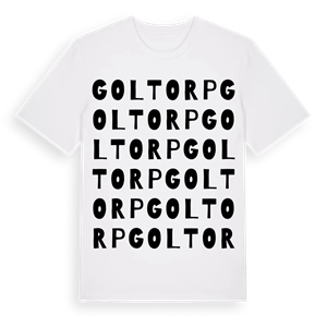 Goltorp ordlek t-shirt – ekologisk bomull t-shirt från Pinshirt