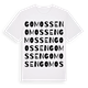 Gomossen ordlek t-shirt