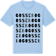 Blue Soul t-shirt med Gossebo ordlek t-shirt
