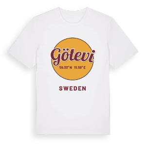 Götevi cirkel t-shirt – ekologisk bomull t-shirt från Pinshirt