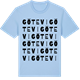 Blue Soul t-shirt med Götevi ordlek t-shirt