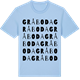 Blue Soul t-shirt med Gråboda ordlek t-shirt