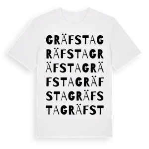 Gräfsta ordlek t-shirt – ekologisk bomull t-shirt från Pinshirt