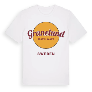 Granelund cirkel t-shirt – ekologisk bomull t-shirt från Pinshirt