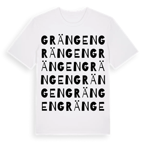 Grängen ordlek t-shirt – ekologisk bomull t-shirt från Pinshirt