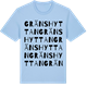 Blue Soul t-shirt med Gränshyttan ordlek t-shirt