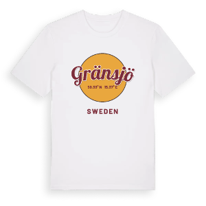 Gränsjö cirkel t-shirt – ekologisk bomull t-shirt från Pinshirt