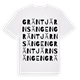 Gräntjärnsängen ordlek t-shirt