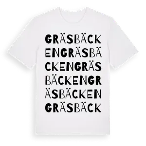 Gräsbäcken ordlek t-shirt – ekologisk bomull t-shirt från Pinshirt