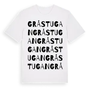 Gråstugan ordlek t-shirt – ekologisk bomull t-shirt från Pinshirt