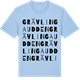 Blue Soul t-shirt med Grävlingaudden ordlek t-shirt