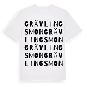 Grävlingsmon ordlek t-shirt – ekologisk bomull t-shirt från Pinshirt