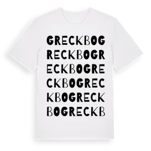 Greckbo ordlek t-shirt – ekologisk bomull t-shirt från Pinshirt
