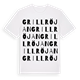 Grillröjan ordlek t-shirt