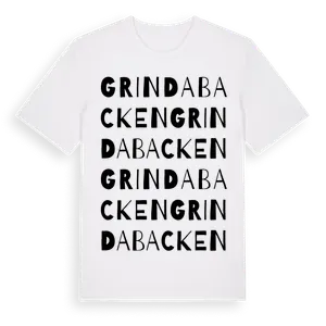 Grindabacken ordlek t-shirt – ekologisk bomull t-shirt från Pinshirt