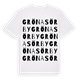 Gröna Sörby ordlek t-shirt