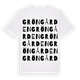 Gröngården ordlek t-shirt